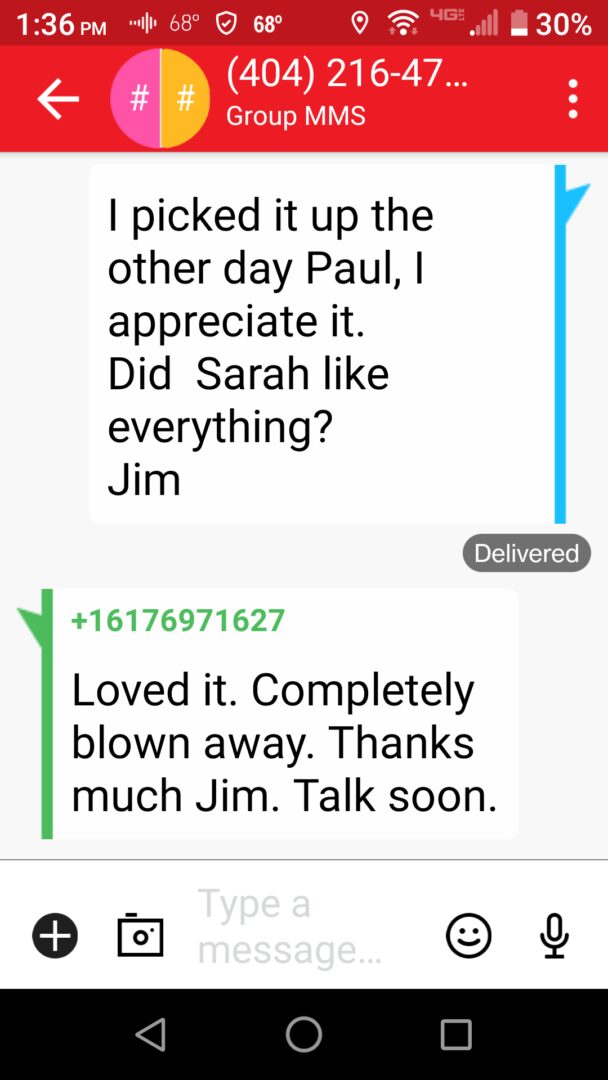 A couple of people that are talking to each other